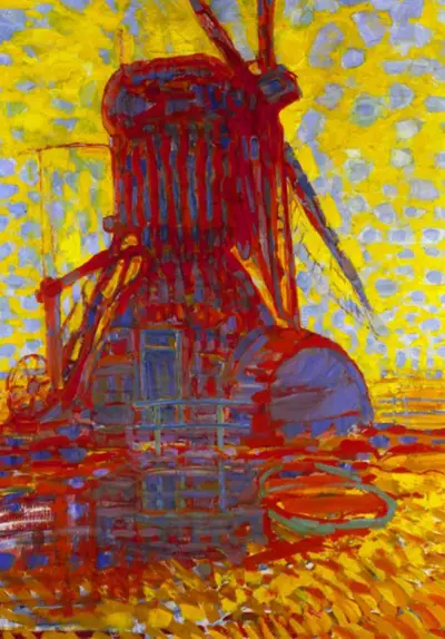 Windmill in Sunlight Piet Mondrian
